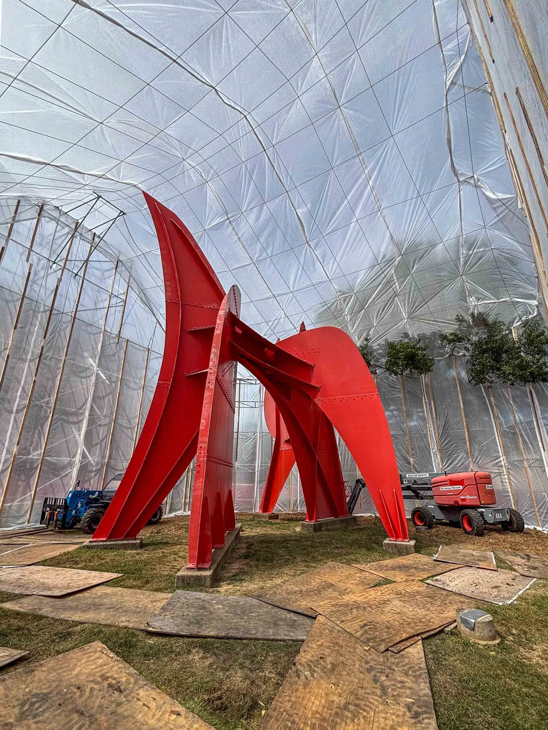 Completed containment structure