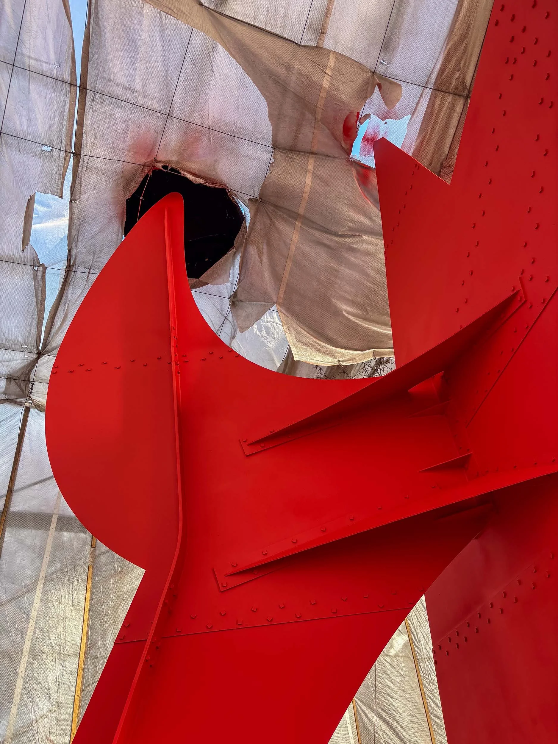 After application of Calder Red topcoat