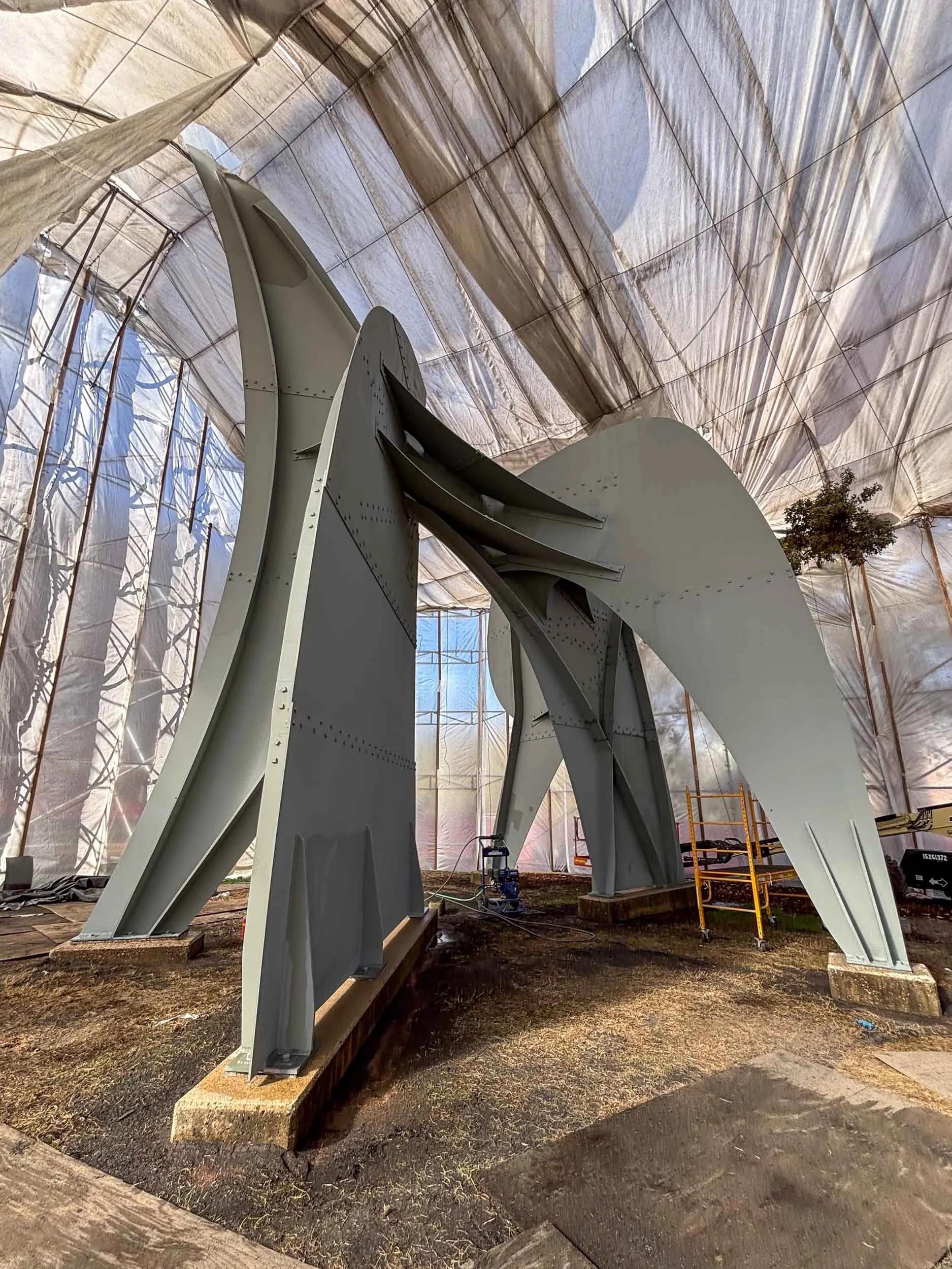 After coat of zinc rich primer