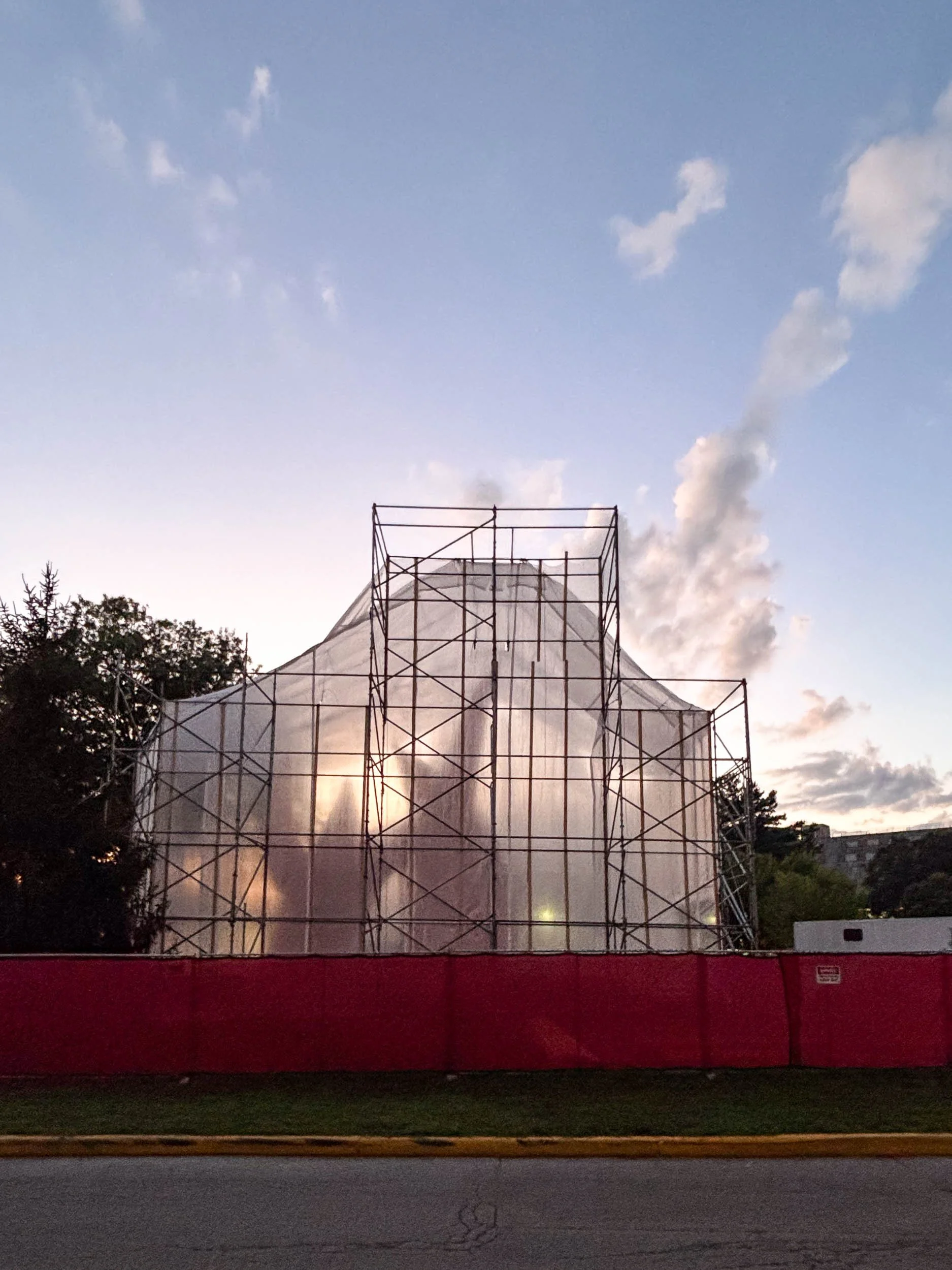 Completed containment structure