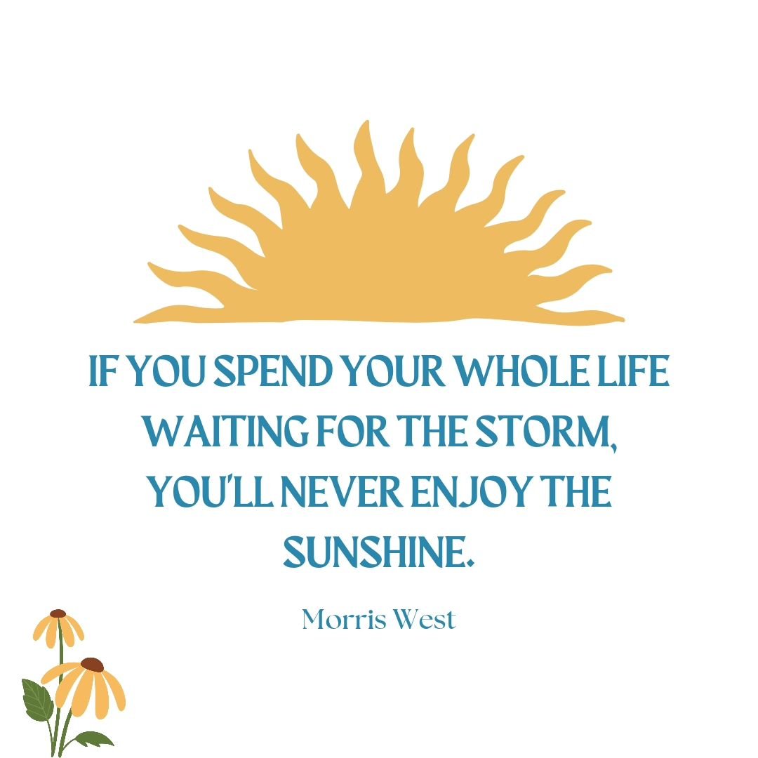 Living in the moment is easier said than done, but when we focus on the here &amp; now, we become better at mitigating symptoms of stress and anxiety 💙 

#stressawareness #presentmoment #enjoythesunshine