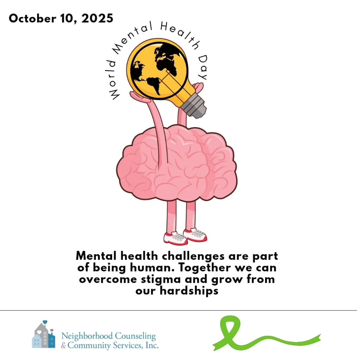 Today is world mental health day, you can stand up to stigma by donating to our cause of accessible and affordable mental health services FOR ALL or check out our individual and group offerings (NCCSINC.ORG) 💙
#worldmentalhealthday #mentalhealth #s