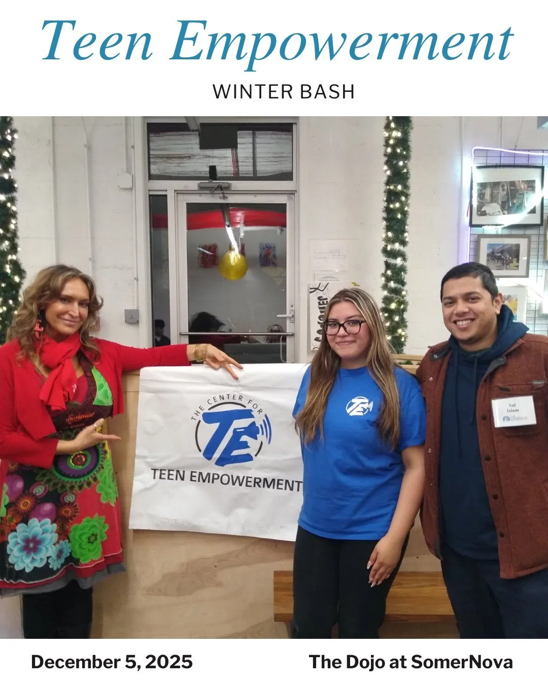 Neighborhood Counseling and Community Services had the great opportunity to attend the Teen Empowerment Winter Bash! Guests watched and heard powerful skits, poetry readings and personal essays from the Teen Empowerment Peer Leaders about mental heal