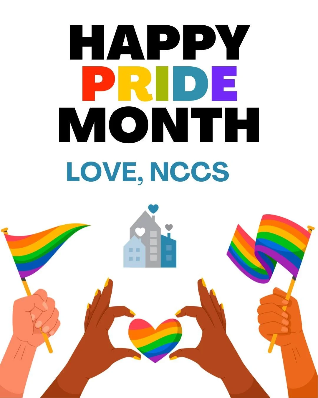 Happy Pride! At NCCS we proudly offer a safe and supportive place for all LGBTQIA+ community members ❤️🧡💛💚💙

#pridemonth #mentalhealth #somerville #boston
