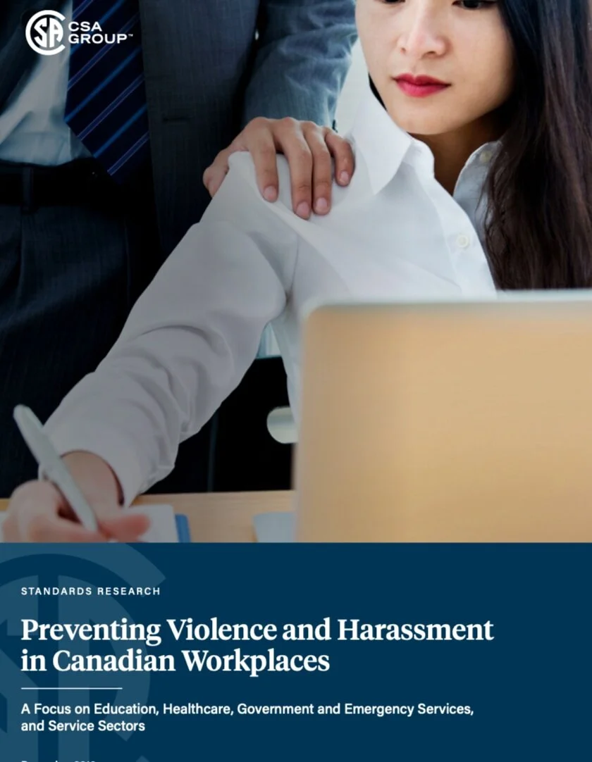 Report on workplace violence and harassment in Canadian workplaces