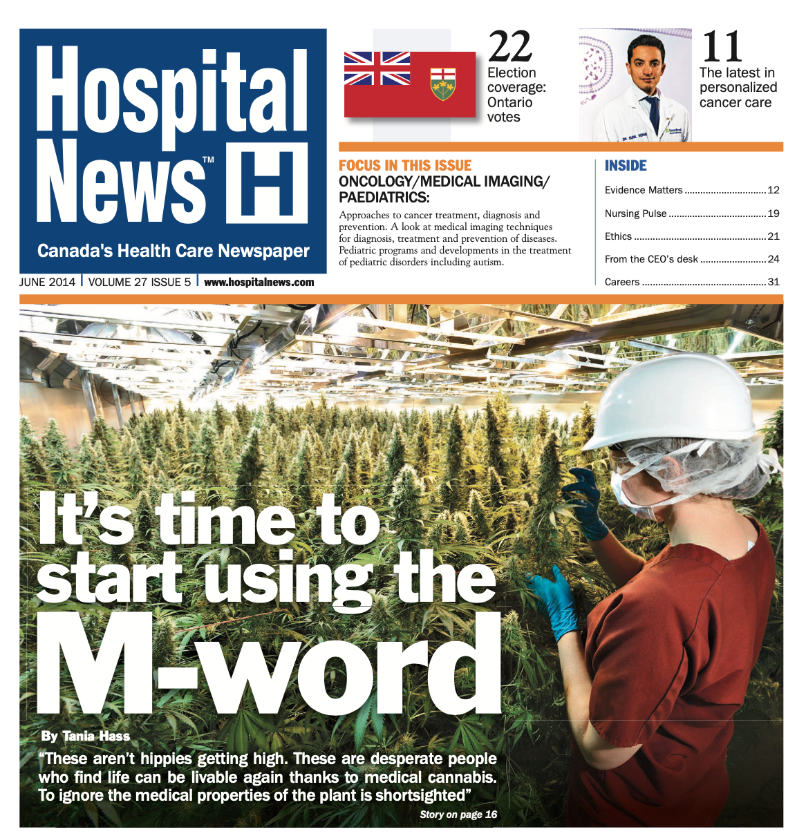 Hospital News article on a tool to prevent
patient violence