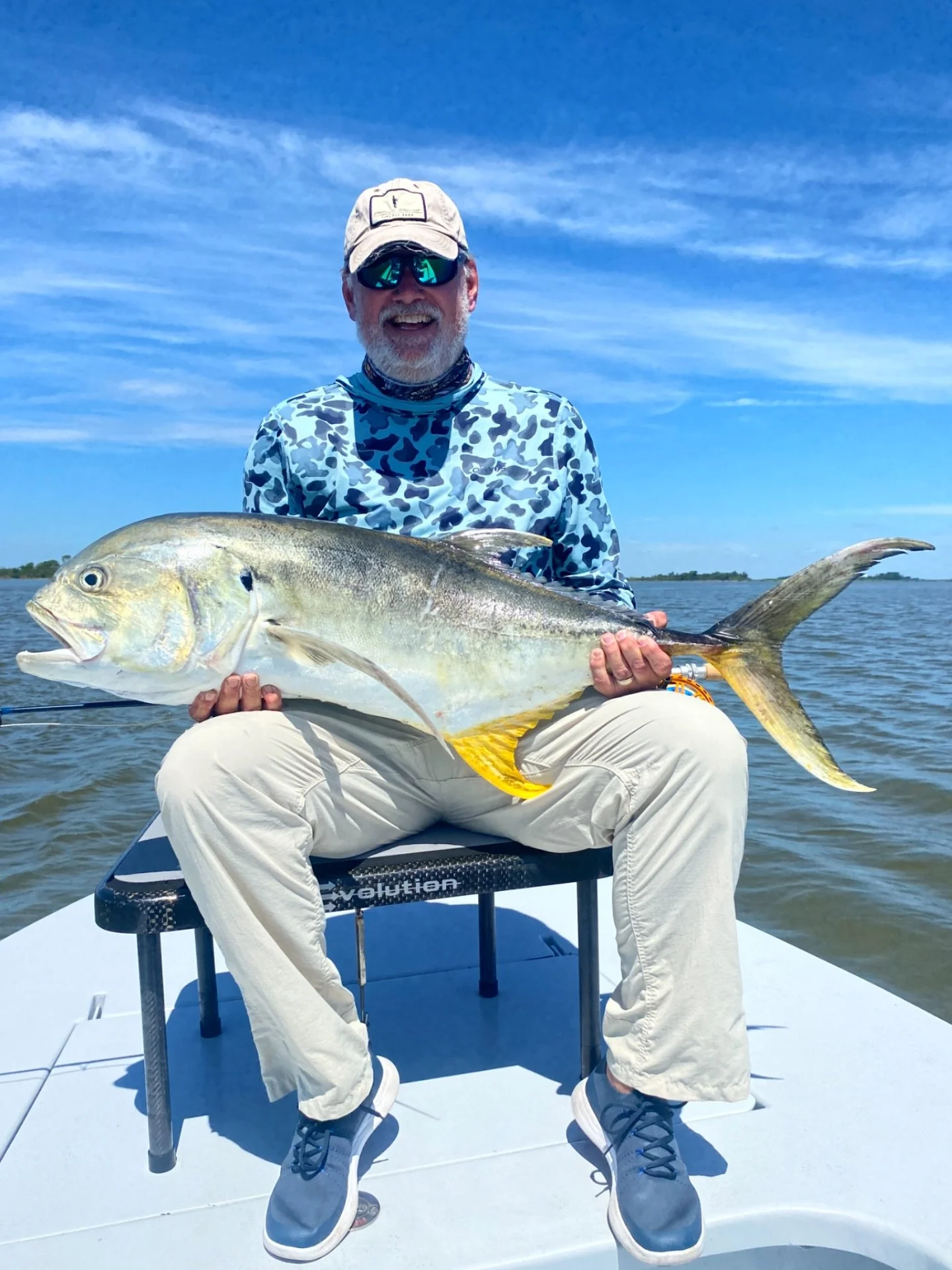 The picture doesn&rsquo;t do the size of this jack crevalle justice! 

Jacks are one of my favorite summer targets.