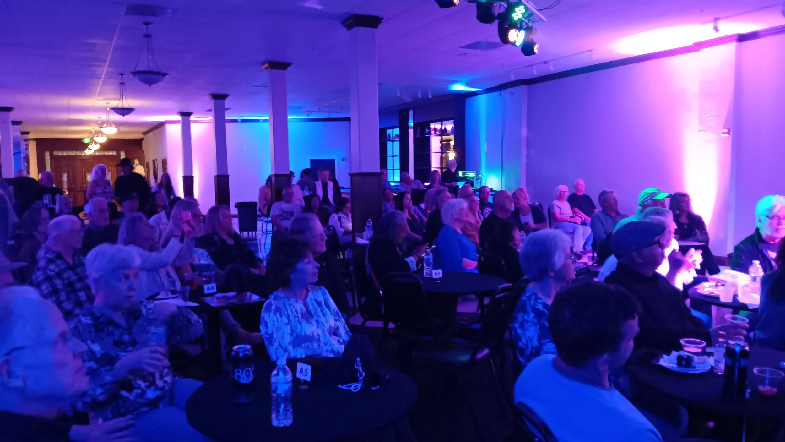 Just some people out for a good time at the Night Cats show produced at Frank's Place by TeamNeville Concerts