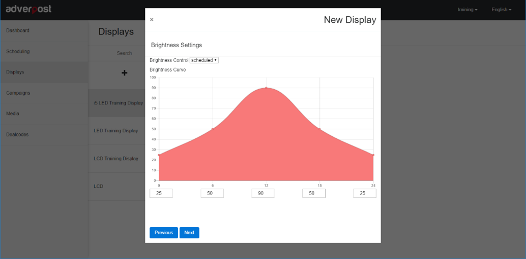 Automatic Brightness Scheduling