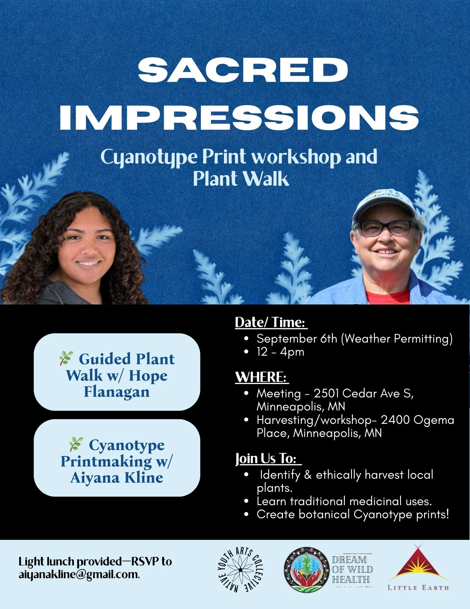 Sacred Impressions: Cyanotype Printmaking