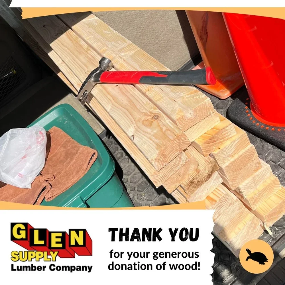 Thank you Glen Supply for donating lumber for the construction of nest boxes in 2023.