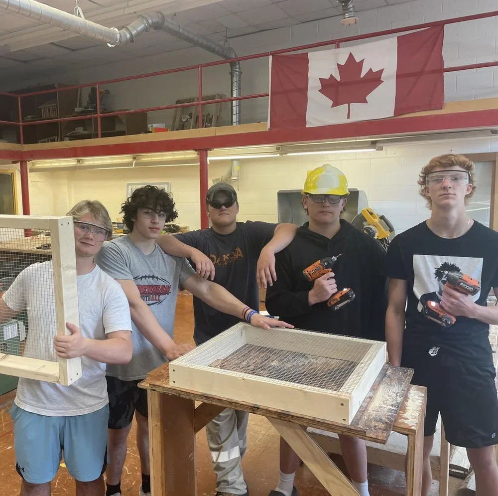 Thanks to Mr Odho’s class at Sydenham for making 22 nest protectors for us in 2024.