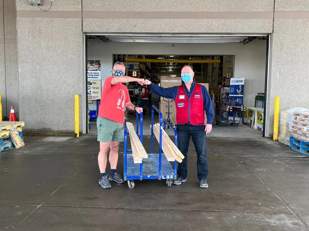 Thank you Lowe’s Home Improvement Warehouse in Kingston for donating lumber in the 2022 season!