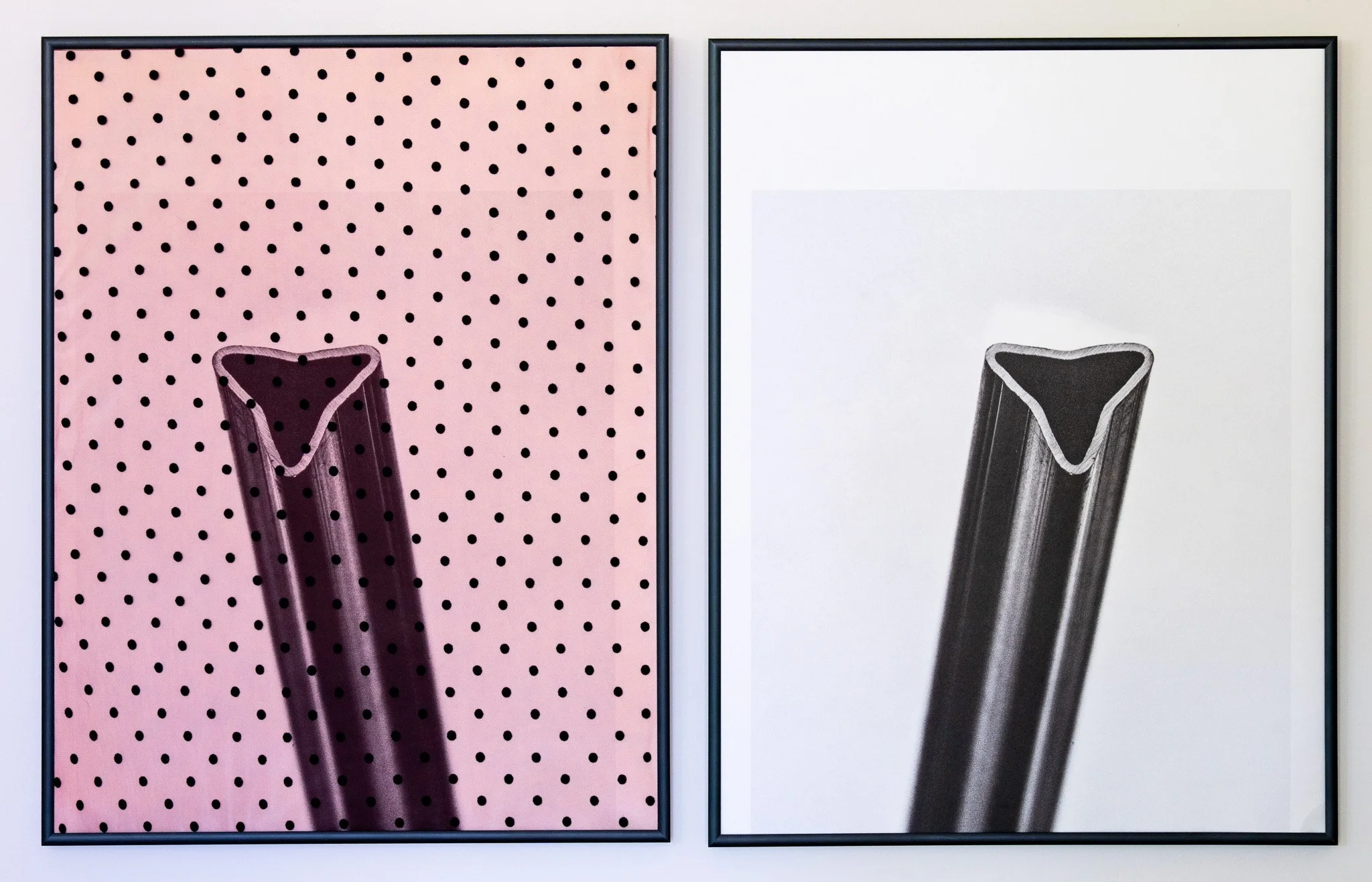 our versions diverged (pt 2) 
(17x22) on fine art paper with fabric /2026/ 1 of 1
