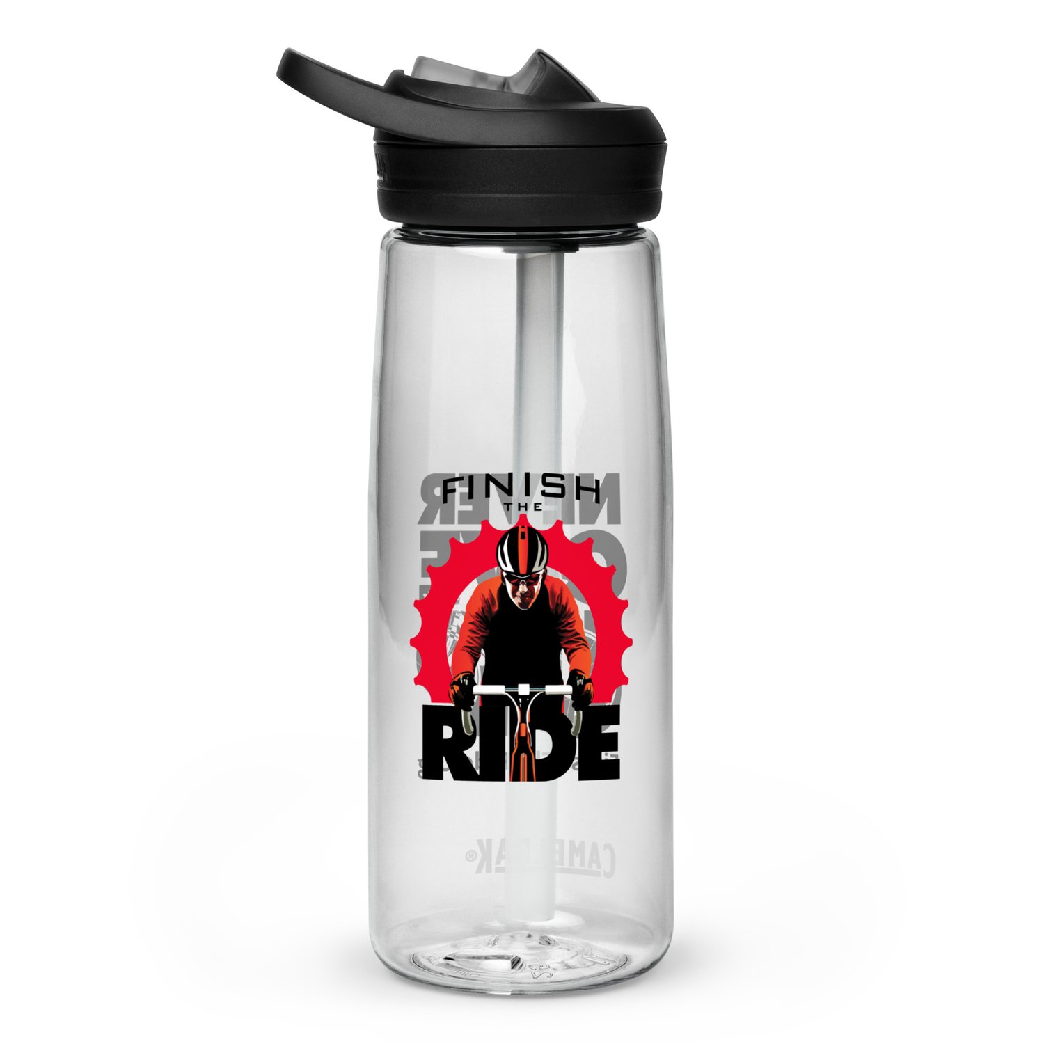 Finish The Ride, Never Give Up, Sports Water Bottle — Streets Are For  Everyone