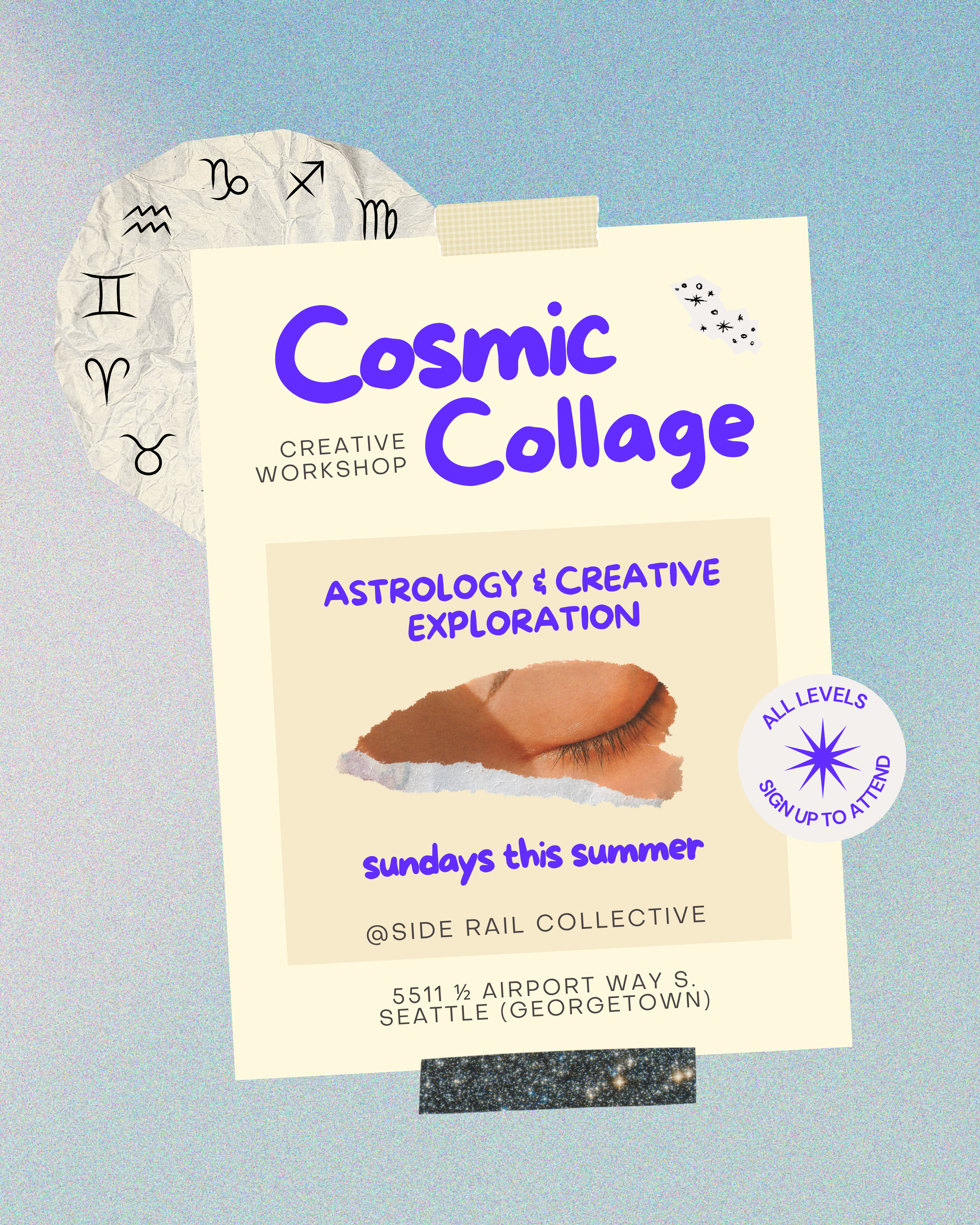 Cosmic Collage: Cancer Lunar Workshop