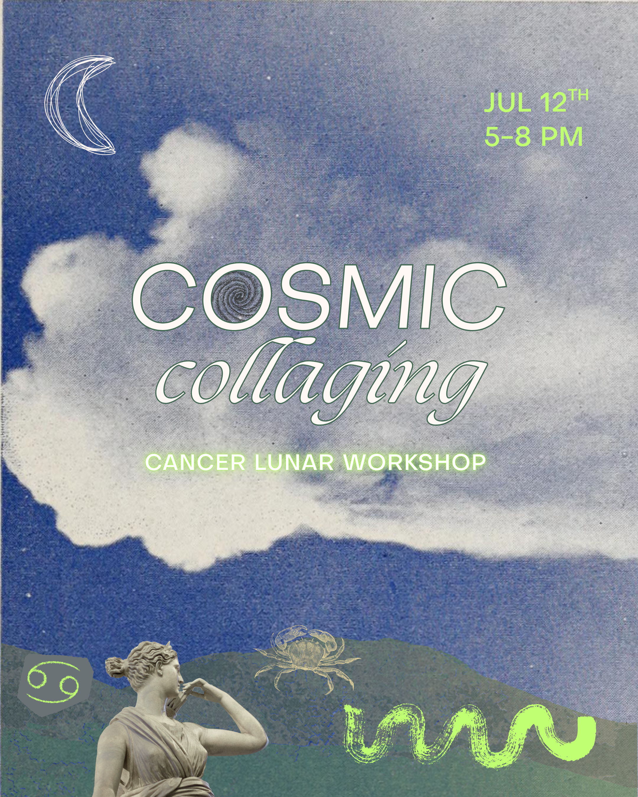 Cosmic Collage: Cancer Lunar Workshop