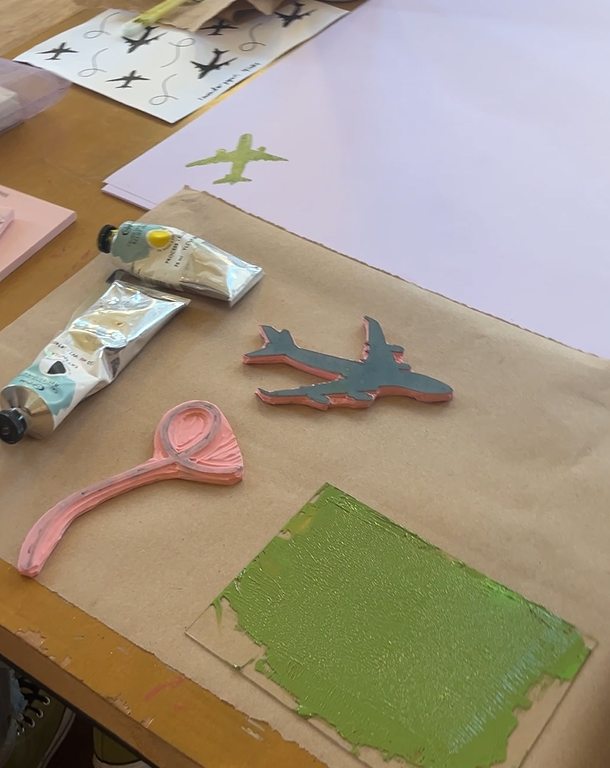 Gift Wrap Block Printing (members only)