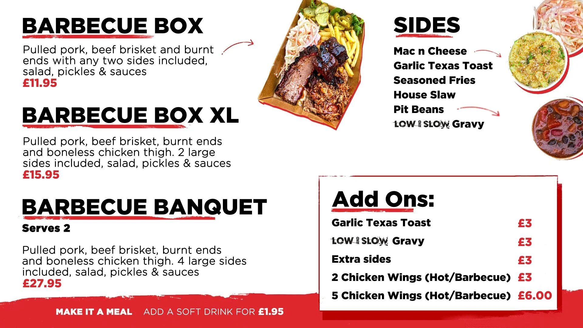 Low And Slow Whiteladies Road Menu