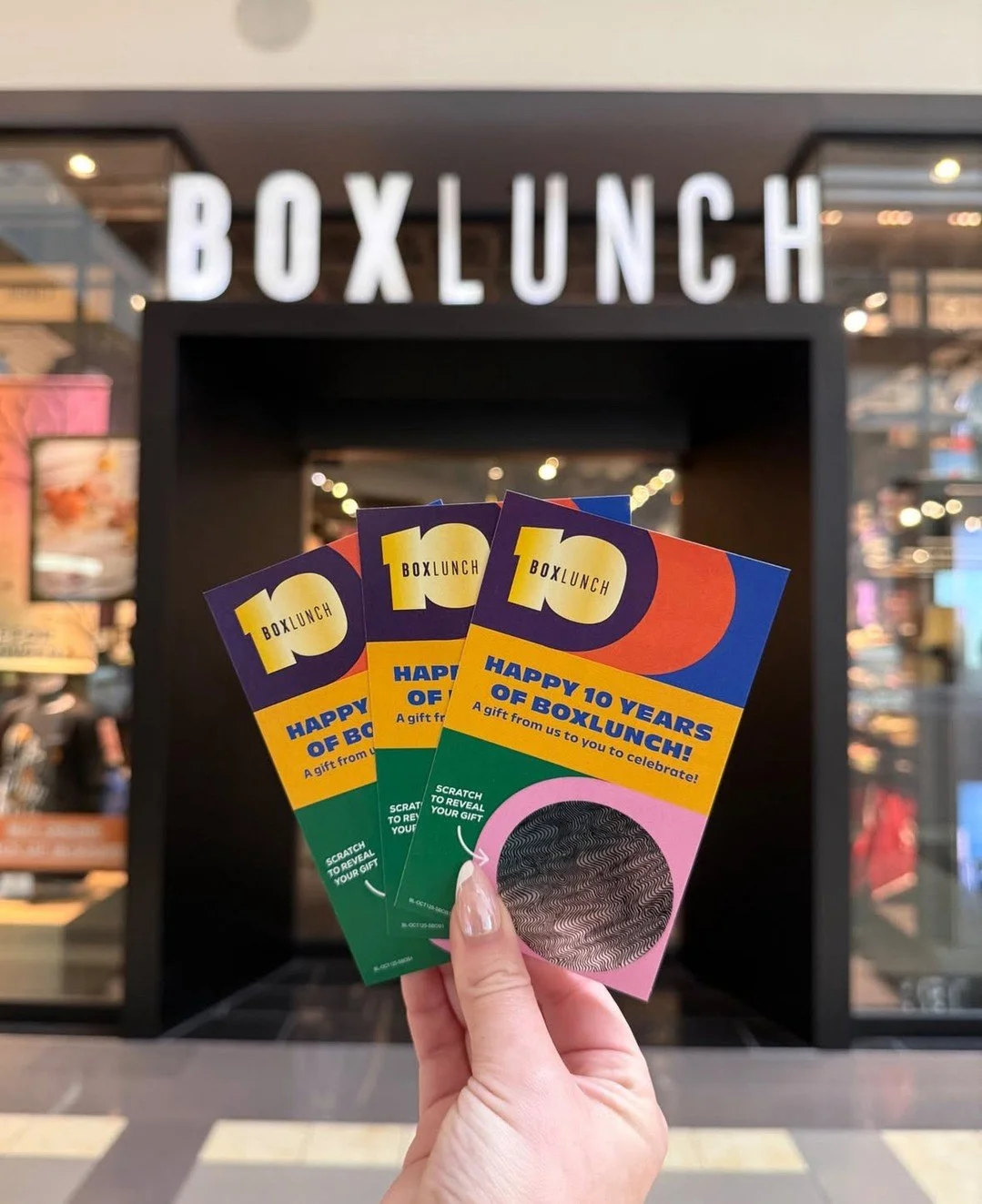 Scratch up some fun (and savings!) 🎉

@boxlunchgifts is celebrating their 10th Anniversary with a scratch-to-win event you won&rsquo;t want to miss!

Stop by BoxLunch inside Warwick Mall on October 11th for your chance to win discounts or gift cards