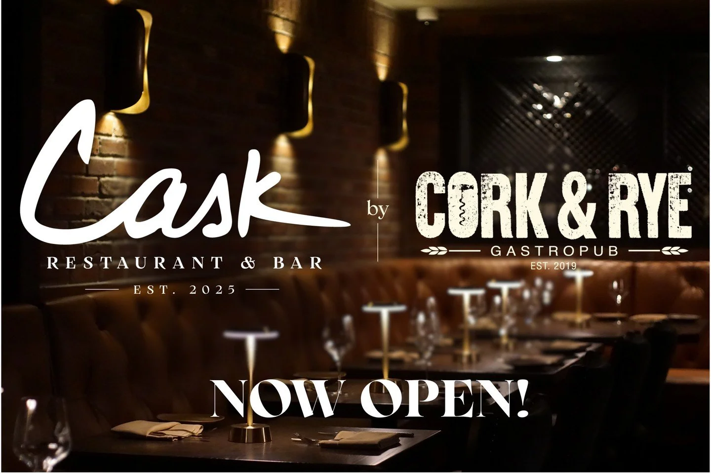 ✨ Now Open: Cask Restaurant by Cork &amp; Rye ✨
Same soul. New style.

From the creators of @corkandrye , @caskrestaurantri is the next chapter in elevated dining, where comfortable elegance meets timeless flavor. ⭐ Enjoy house cuts, classic cocktail