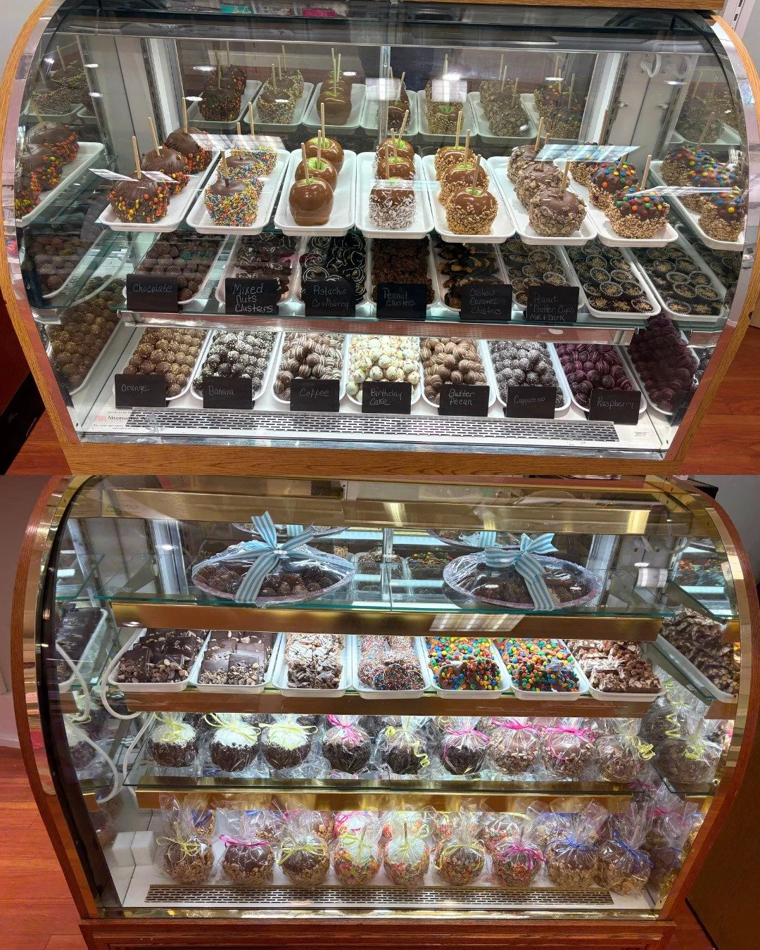 Mother&rsquo;s Day just got a whole lot sweeter! 🍓🍫🍏 

@thechocolateboutiquecranston has everything you need to make her day extra special! Handmade, local treats like chocolate-dipped apples and strawberries, rich fudge, and truffles in every fla