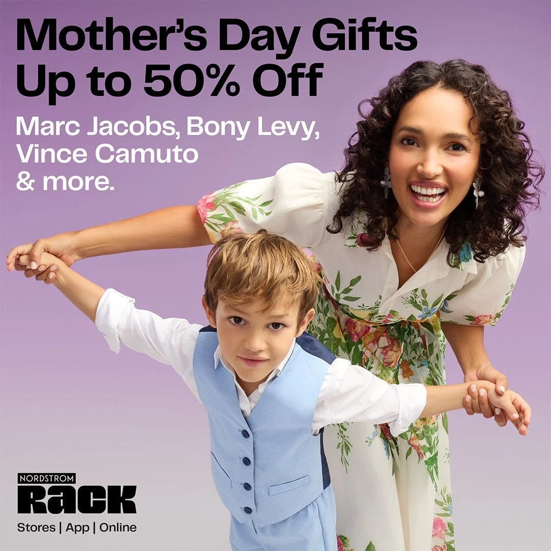 💐 Mom deserves the best, and we&rsquo;ve got it for less! 💐

Stop by @nordstromrack for Mother&rsquo;s Day gifts up to 50% off! Score must-have gifts she'll love from Marc Jacobs, Bony Levy, Vince Camuto, and so many more. 👠 

We&rsquo;re here to 