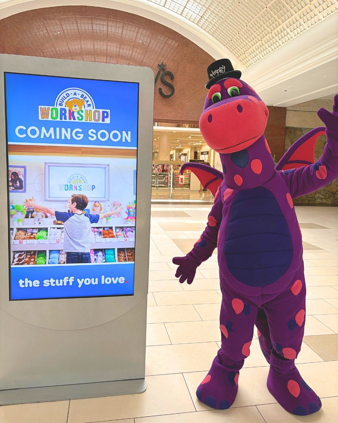 🧸 BEARY BIG NEWS!

Join us next Wednesday, May 27th at 10am to celebrate the Grand Opening of @buildabear at Warwick Mall! 🌟 

Say hi to Happy the Dragon as he welcomes our new friends, and enjoy a ribbon cutting celebration with Bearemy the Build-