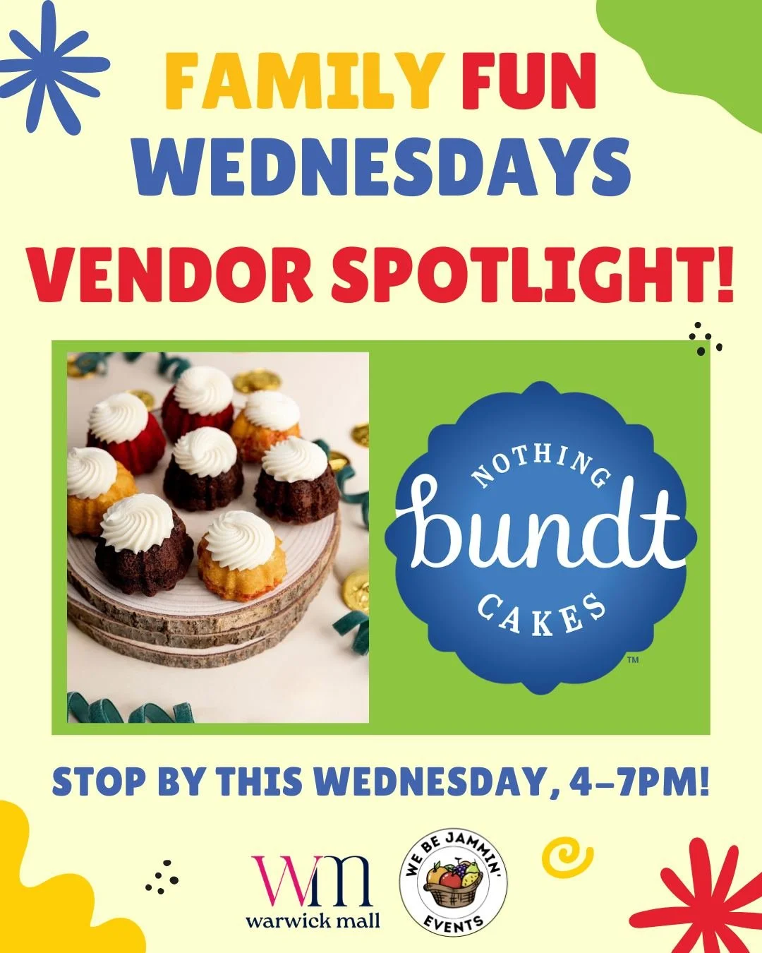 This week, we&rsquo;re spotlighting @nothingbundtcakes in East Greenwich, because they've got you covered for all your sweet cravings! 😋 

🍫 Chocolate Chocolate Chip
🍓 White Chocolate Raspberry
✨ Signature cream cheese frosting
&hellip;and so much