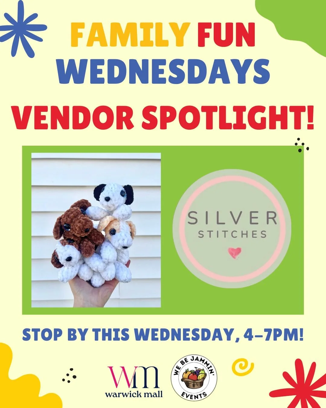 This Family Fun Wednesday, we&rsquo;re shining a spotlight on @silv.erstitches where handmade plushies and stickers bring all the cozy and cute vibes you need! 🧸

Perfect for gifts, treats, or just because, these soft and cuddly creations are waitin