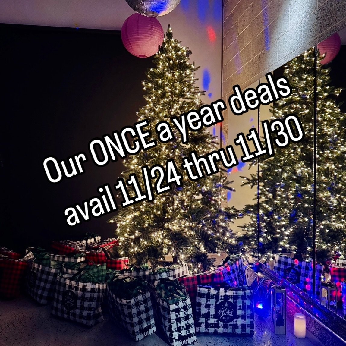 🚨 EARLY BLACK FRIDAY DEALS 🚨

Starting Monday, our once-a-year deals make your practice more affordable, more fun, and totally rewarding.

🏷️ DEAL #1:

10-Class Drop-In ~ $228 ​

🧘🏻&zwj;♀️Perfect for yogis who want flexibility without committing