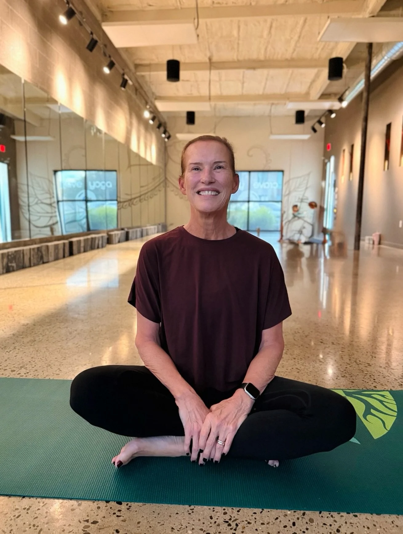 &ldquo;I&rsquo;m hooked,&rdquo; says Linda, who is new to the studio and has been navigating ongoing back pain. After trying many different approaches, she found relief through yoga. When asked how her classes have been going so far, her response bea
