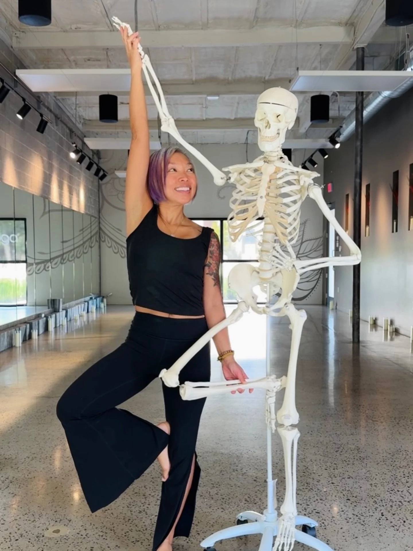 Strong foundation, playful spirit 🧘🏻&zwj;♀️💀✨

Our 200hr Teacher Training begins in August. Led by Nikki Saengcha and Cal 🧘🏻&zwj;♀️💀, the program is a hybrid, trauma-informed program, blending structured online coursework, live Zoom sessions, a