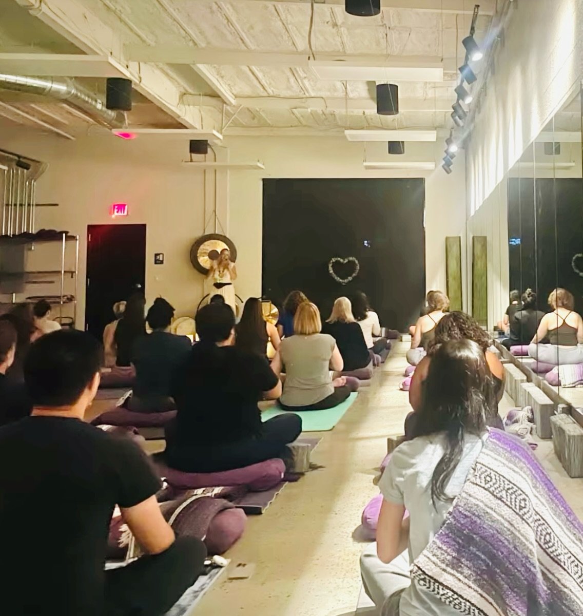 Thank you Jen for helping us wind down the week with Friday night reset.

If you missed it and need more calm in your life, we have a few more rest and restore events lined up for you:

Friday October 9th: Harmonic Candlelit Flow with Kelsey @7:15pm

