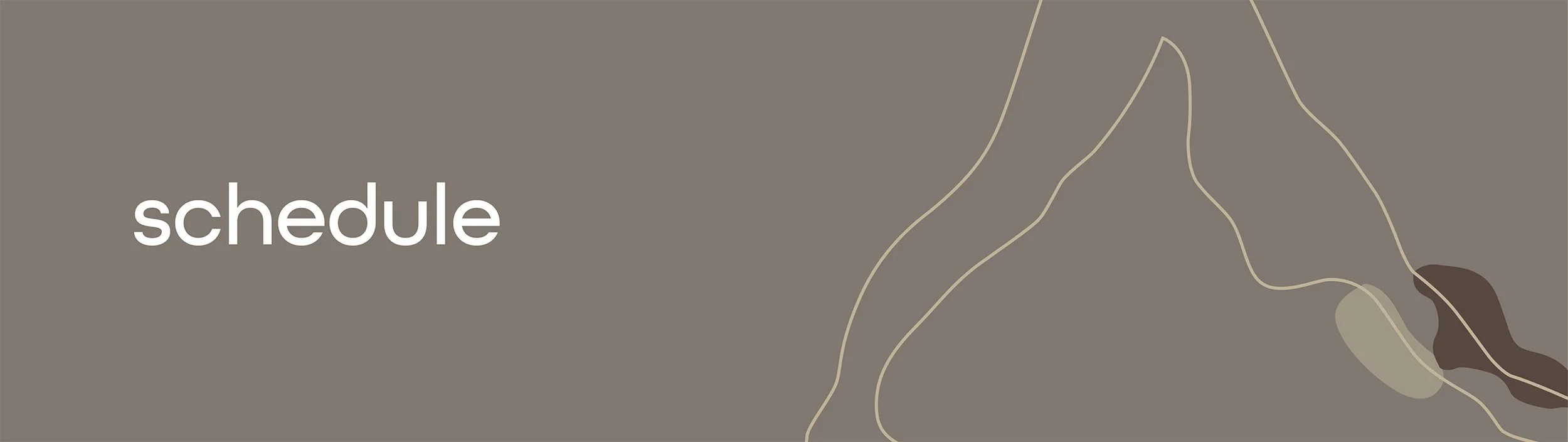 Schedule banner for Crave Yoga schedule of classes