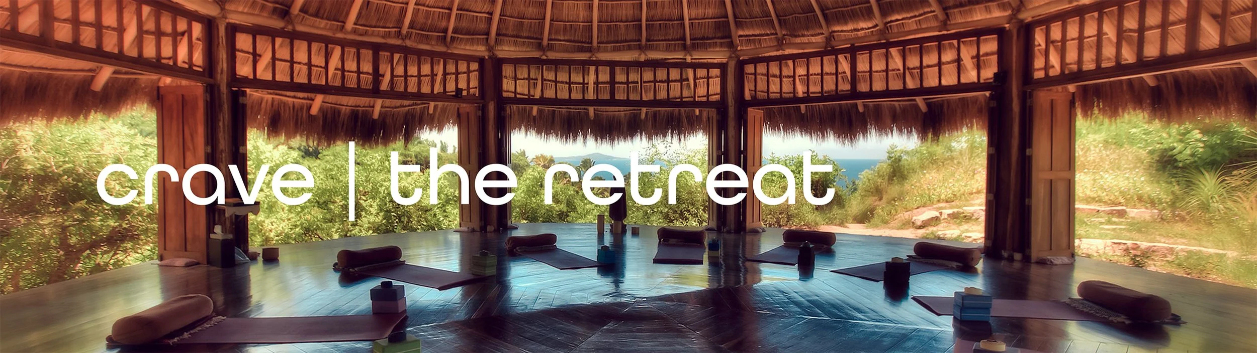 Open-air shala for yoga