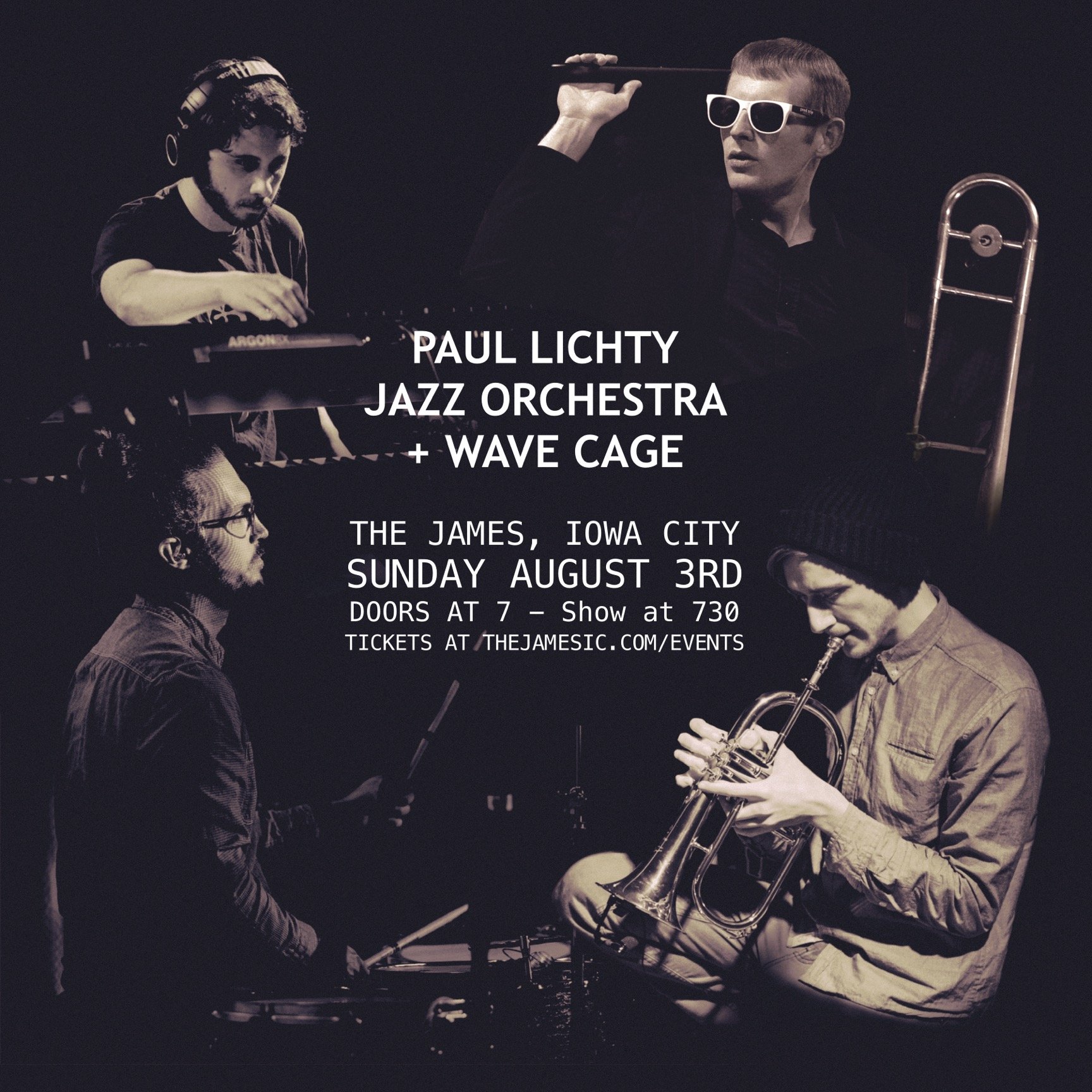 Paul Lichty Jazz Orchestra + Wave Cage