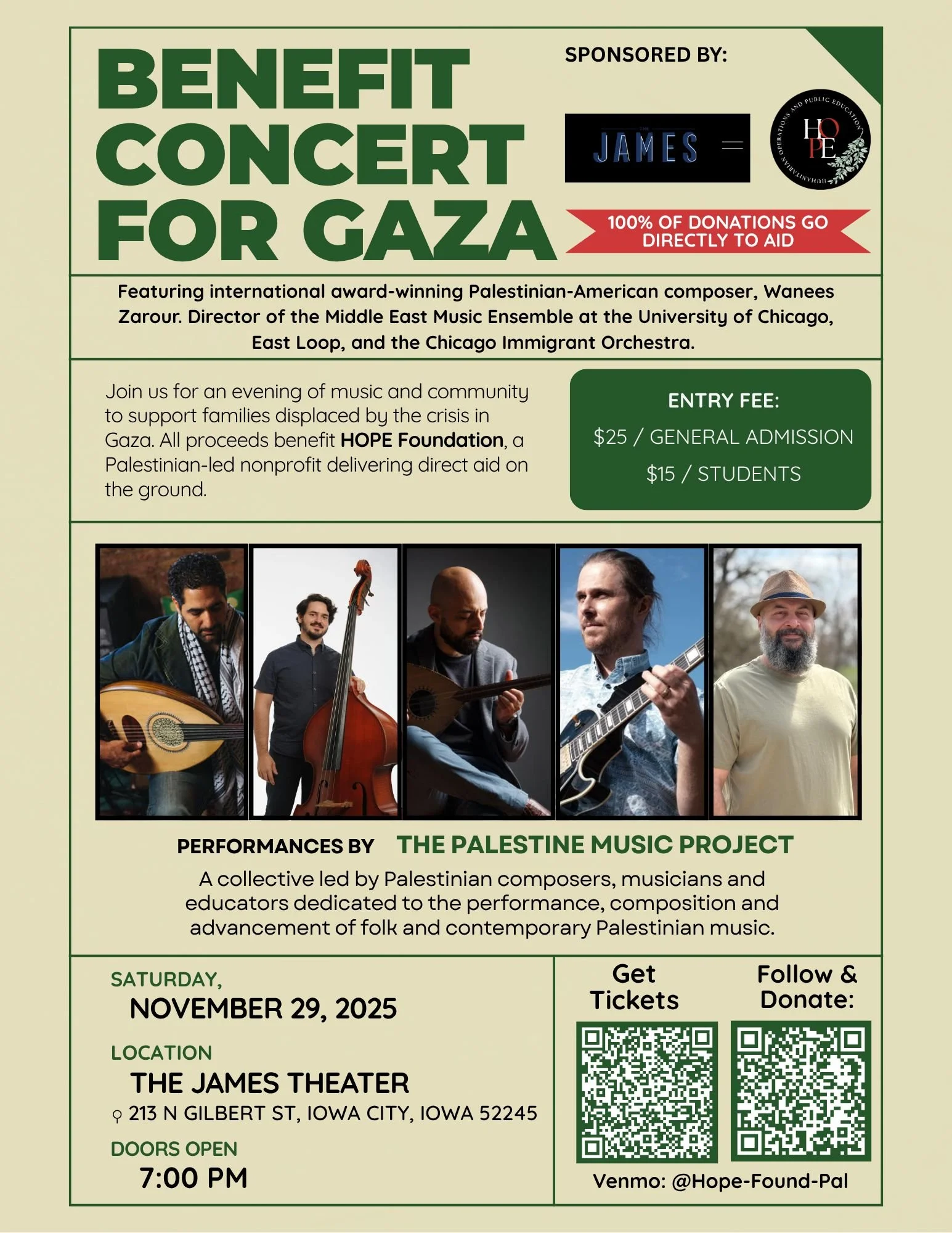 Fundraiser Concert for Gaza