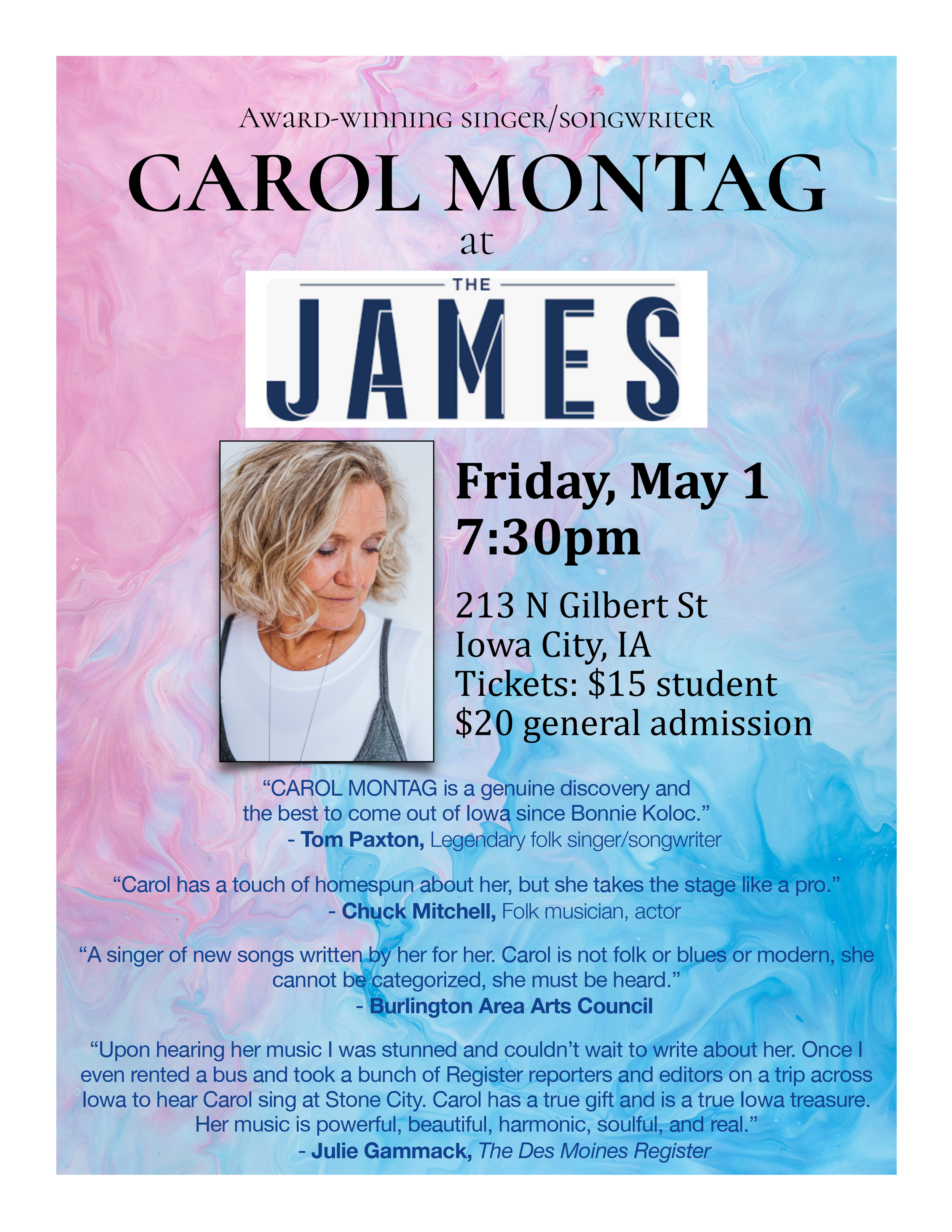 Carol Montag @ The James