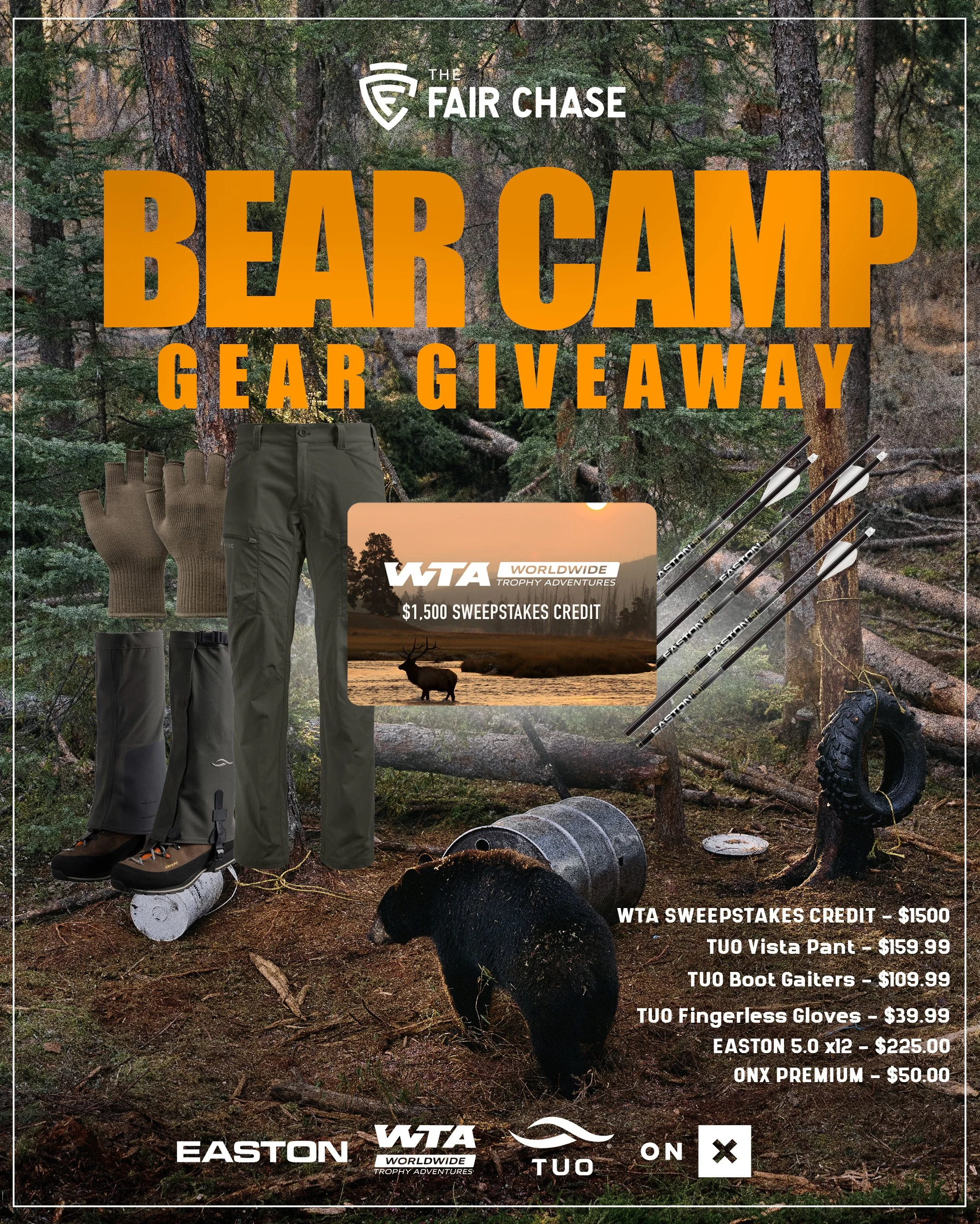 BEAR CAMP Giveaway Graphic