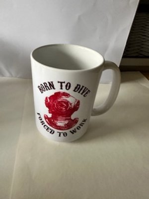 Born to dive forced to work MUG.jpg