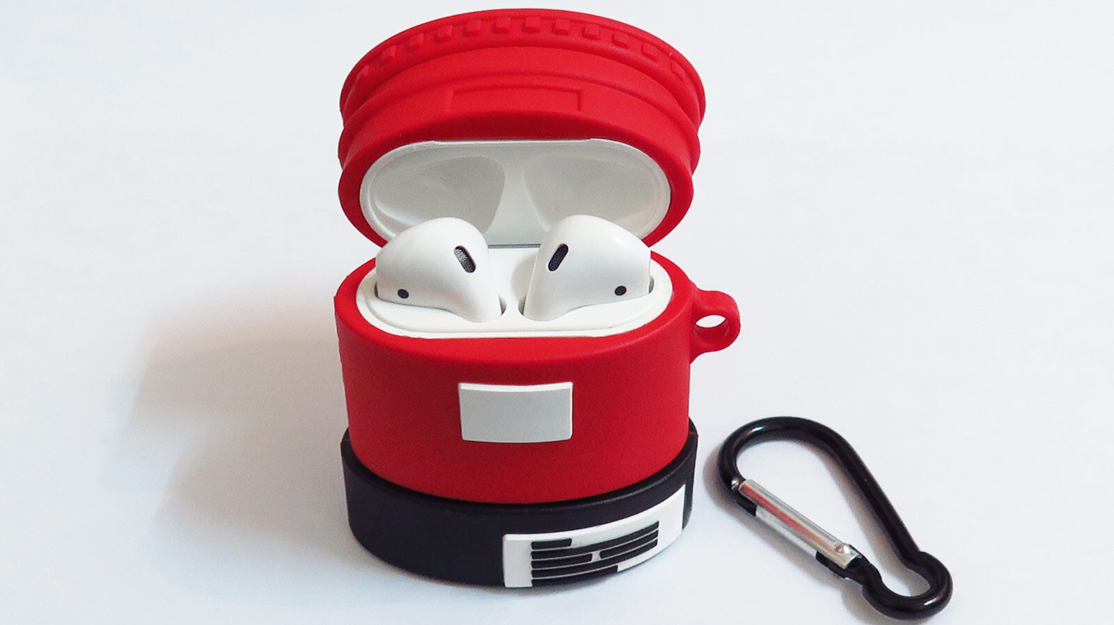absolute-magic.com - Novelty Fun & Loving Classic British Royal Mail Posting Box 3D Silicone Cartoon Airpod Cases