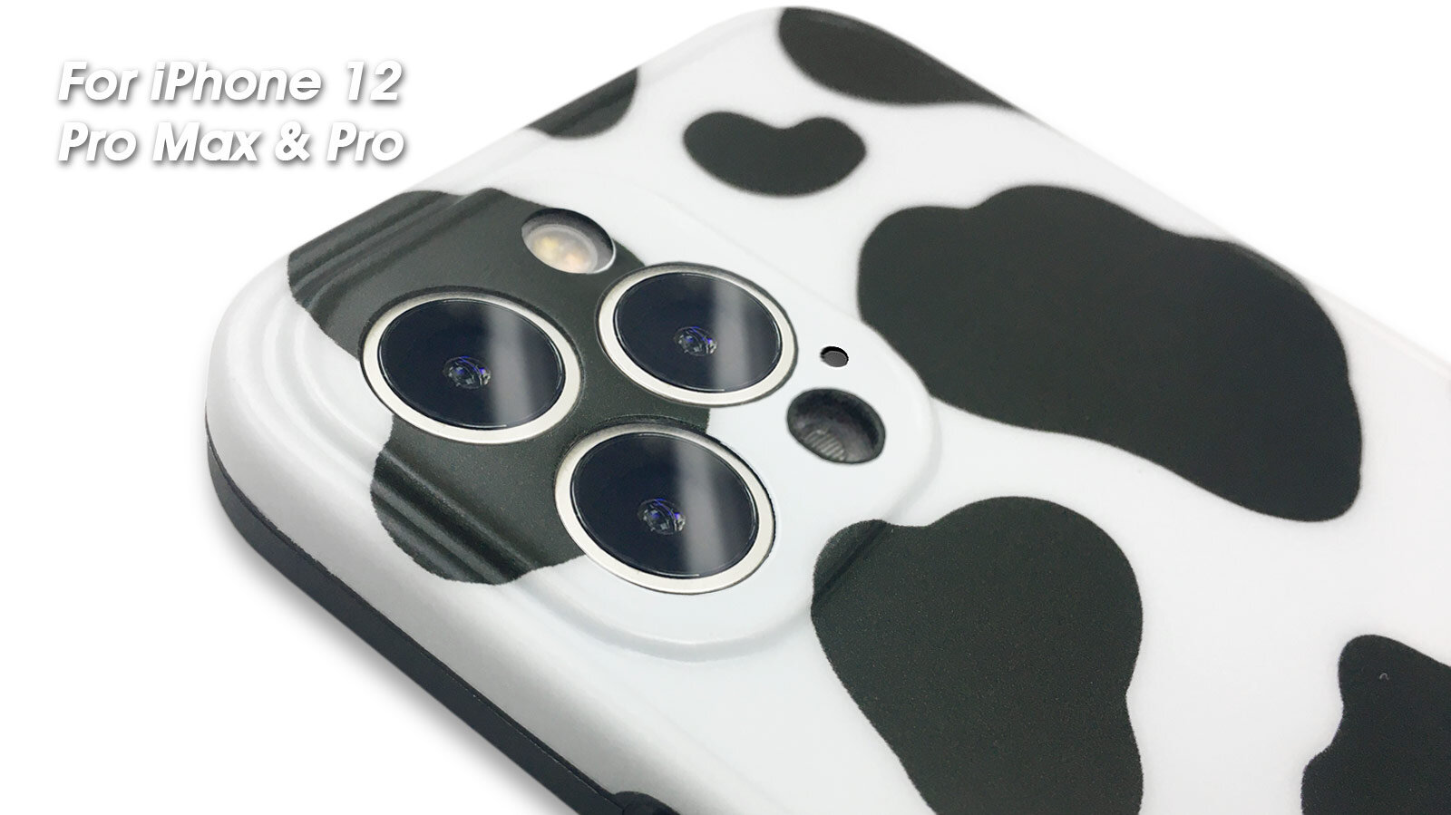 absolute-magic.com - Fun Novelty & Loving (Spotted Dairy Cow Print) iPhone 12, mini, Pro, Pro Max