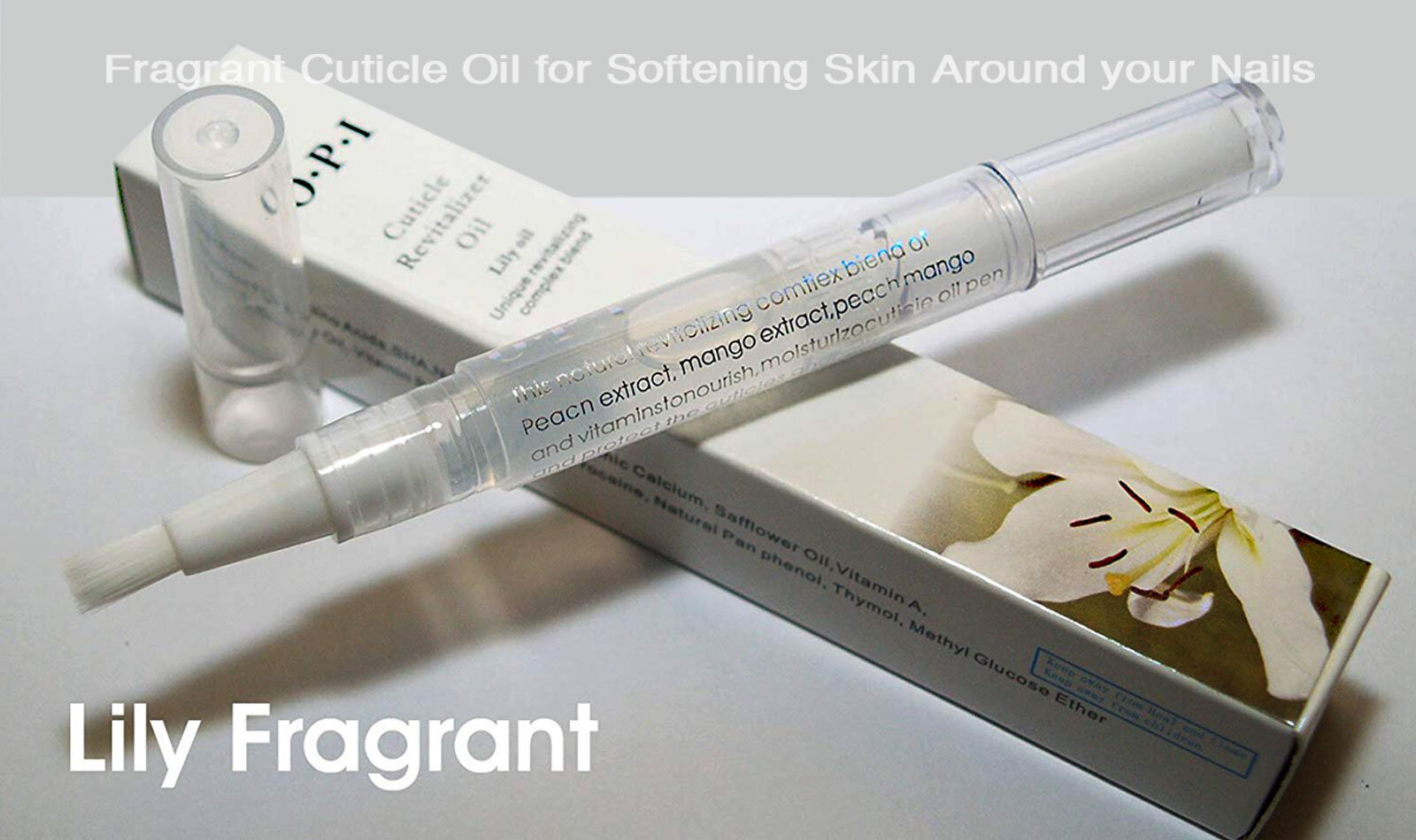 absolute-magic.com - Cuticle Revitalizer/Moisturizer Oil Syringe with Brush and Flow Adjustments