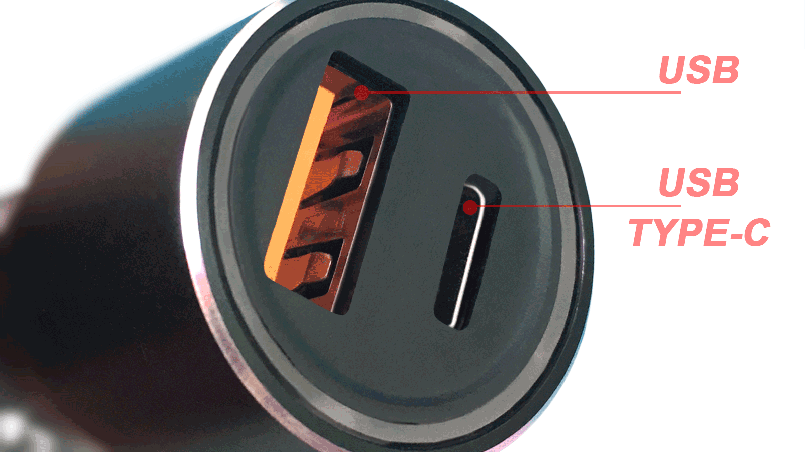absolute-magic.com - Dual Port (USB & Type-C) Power Drive 30W/5A QC3.0 In-Car Cigar Lighter Adapter
