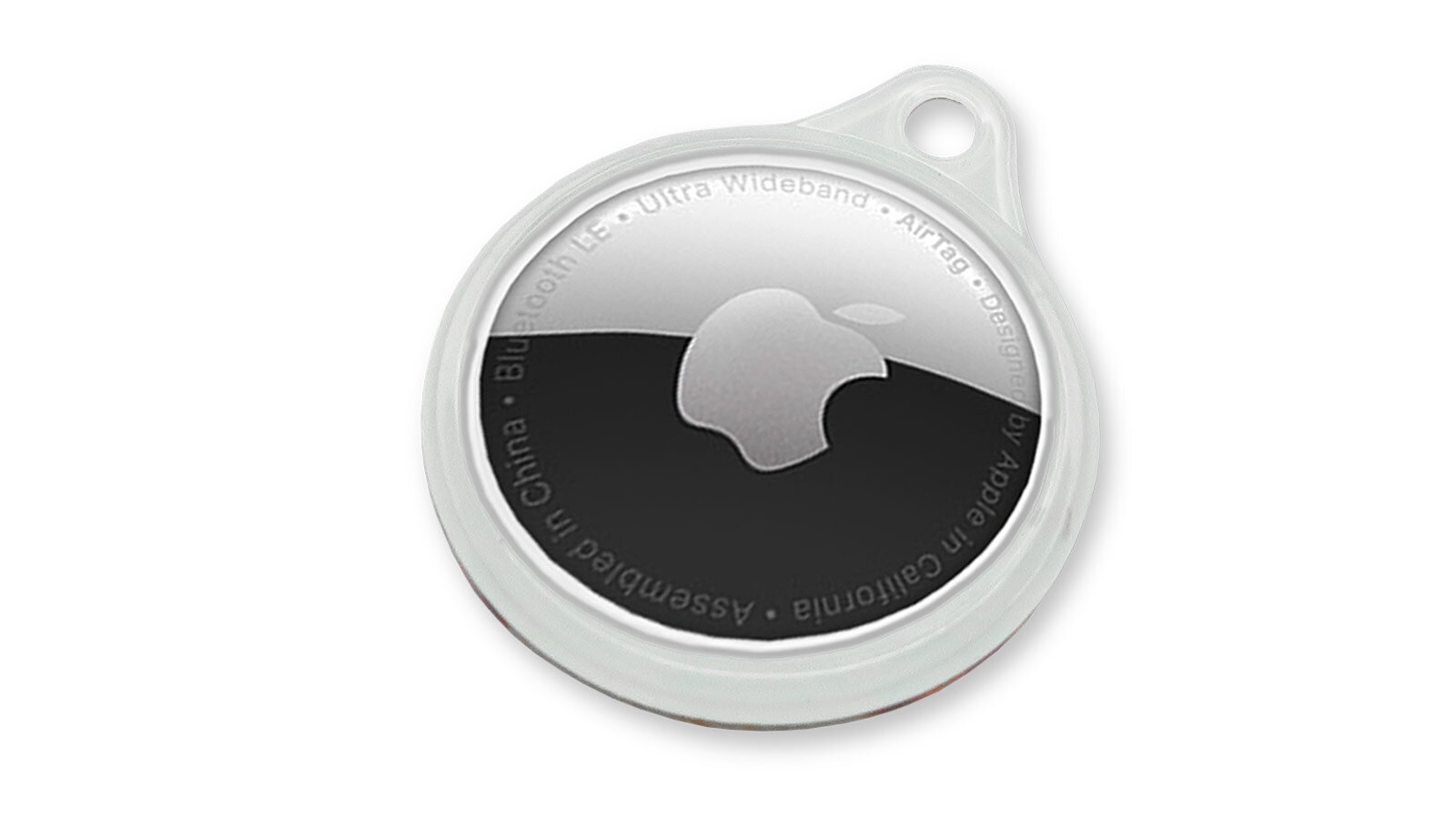 absolute-magic.com - Pair of Fun Novelty Leopard Patterned Shell/Skin for Apple AirTag with Keyring