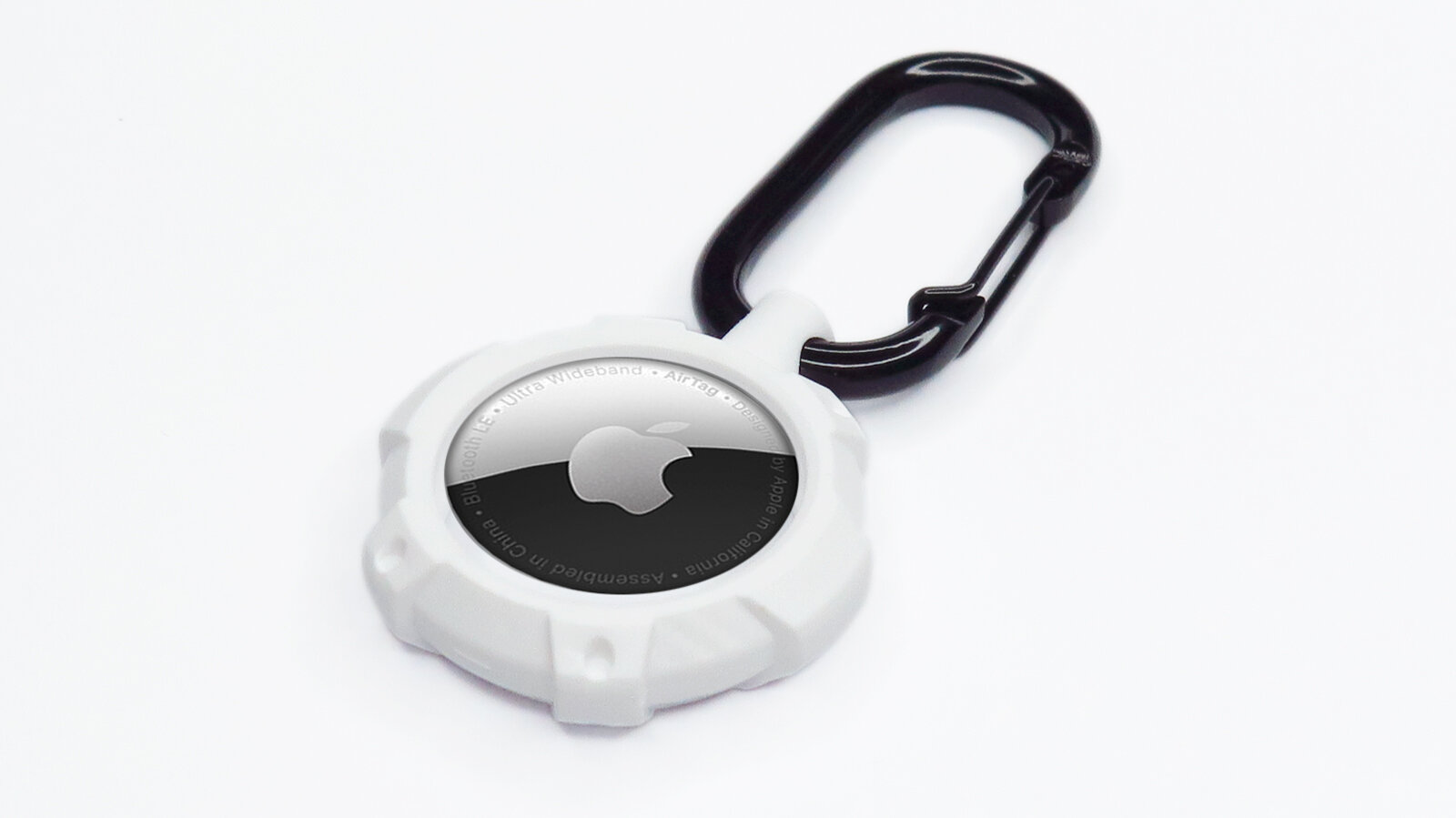 absolute-magic.com - Pair of High Tech Military Look AirTag Cases w/Carabiner Keyring in 3 Colours