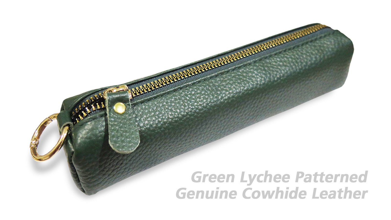 absolute-magic.com brings you a Hand Made High Quality Lychee Patterned Genuine Cowhide Leather Cosmestic Brushes. Eyeliners Case, or use as Stationery Pencil Case (Available in 3 Colours)
