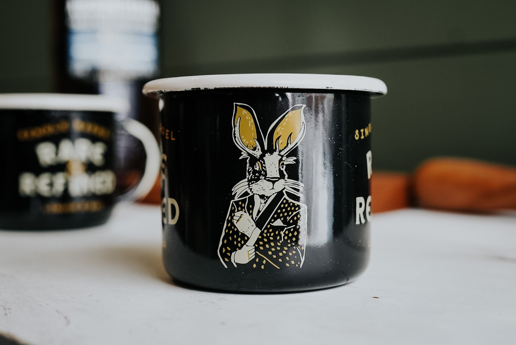 Rare & Refined Enamel Mug Single Barrel Bozeman