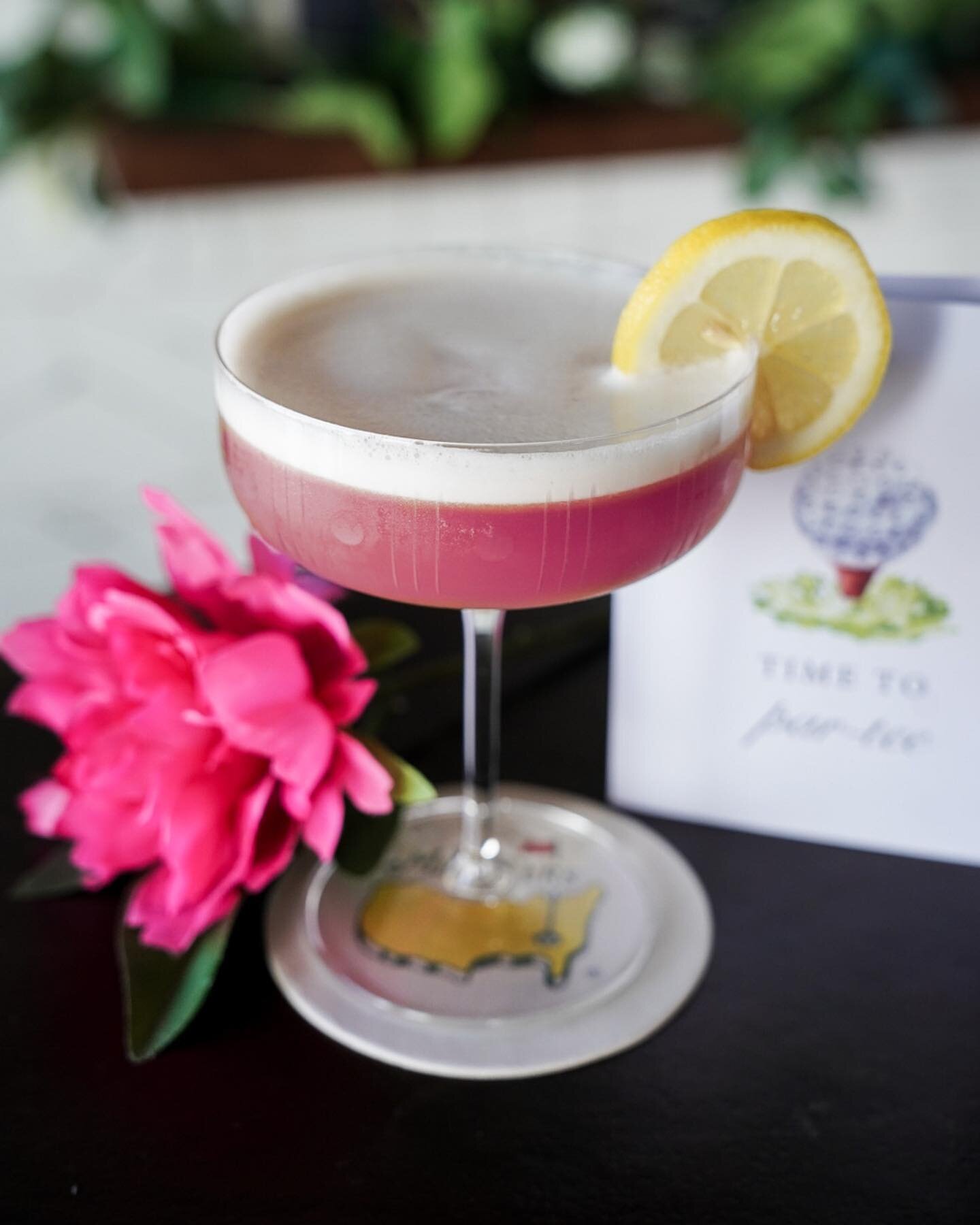 We&rsquo;re big fans of @themasters! The Azalea Cocktail is the signature cocktail of this weekend&rsquo;s tournament and will be featured in the bar all weekend! Come grab a seat and a drink at the bar and enjoy watching on our new larger TV&rsquo;s